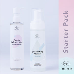 Open image in slideshow, [STARTER PACK] THE JEIS pH Balancing Mousse + THE JEIS Freesia Delicate Wash
